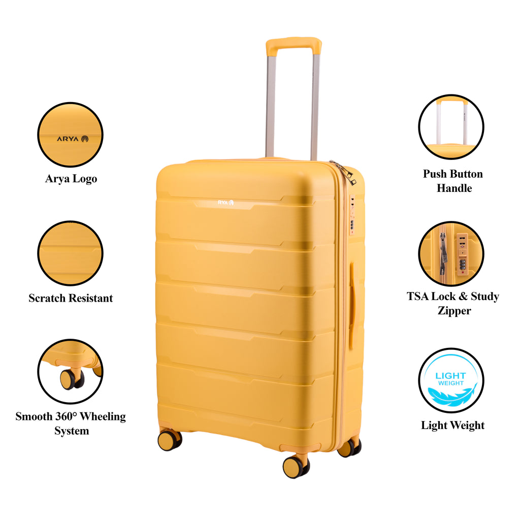 HARD LUGGGAGE - ANTARES 20"-YELLOW