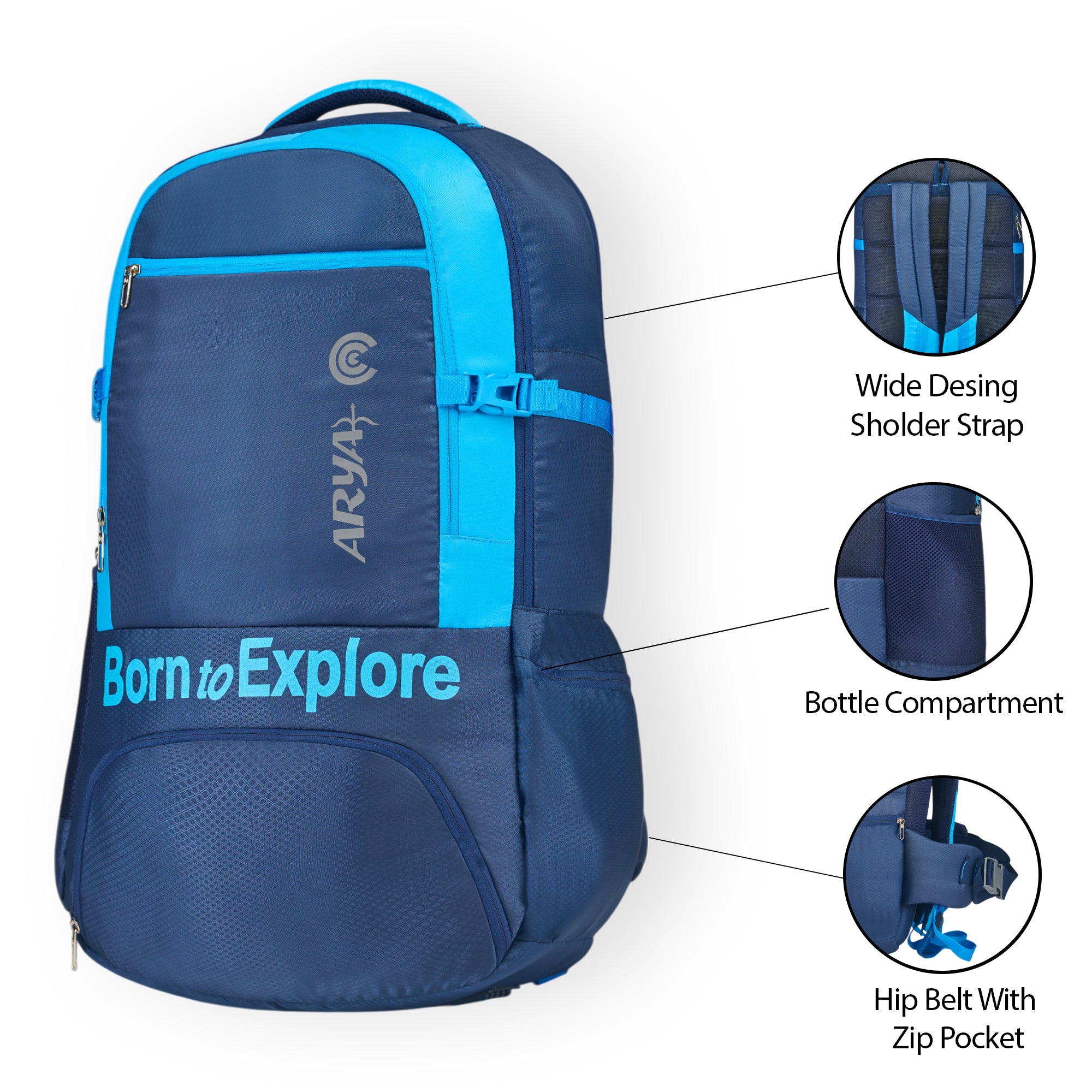 SACK KNAPSACK EXPLORE 19 Inch - BLUE