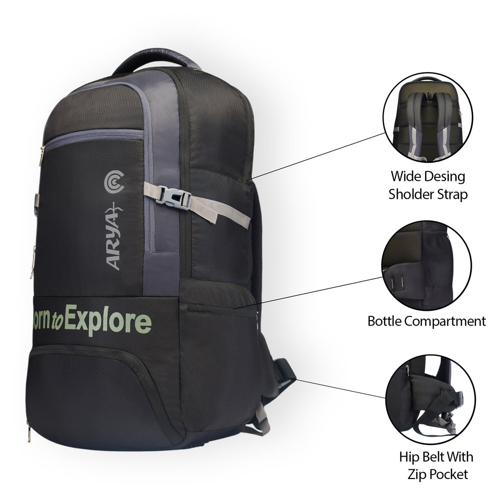 SACK KNAPSACK EXPLORE 19 Inch - BLACK