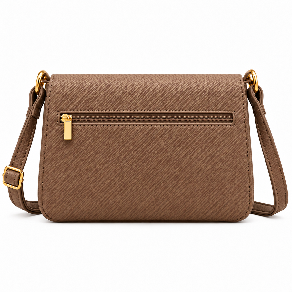 Soumya Sling Handbag in beige, front view