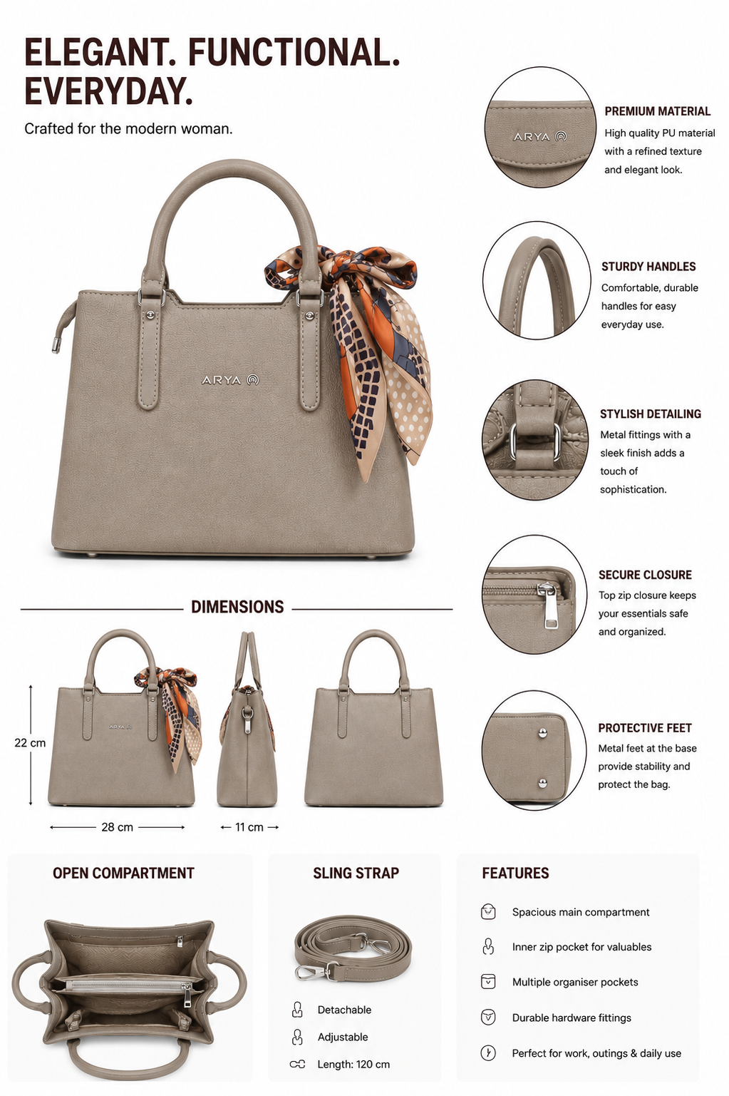 90958 Prisha Grey front