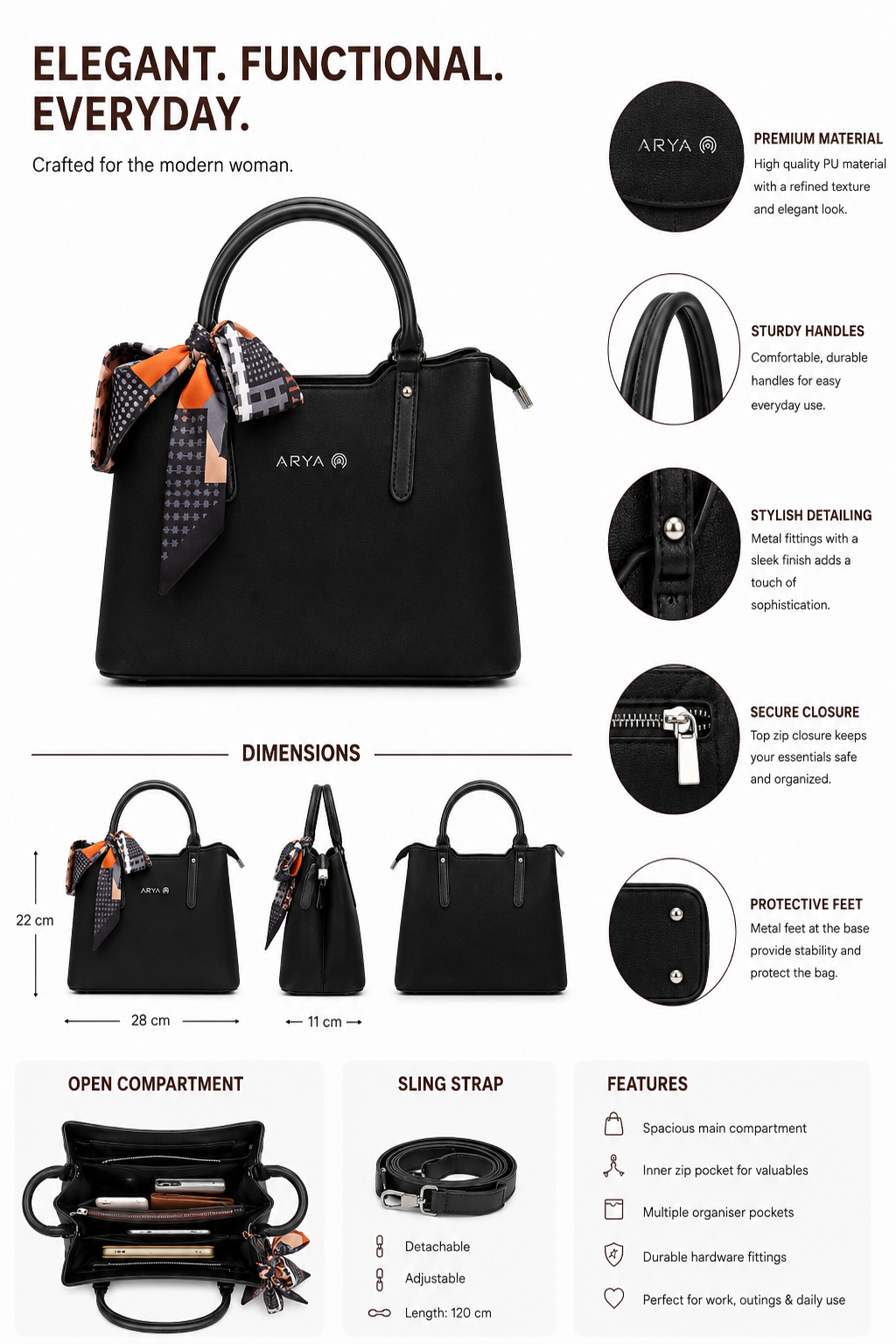 90958 Prisha Black specs
